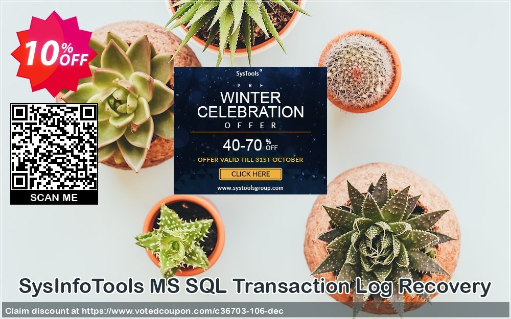 SysInfoTools MS SQL Transaction Log Recovery Coupon Code Apr 2024, 10% OFF - VotedCoupon