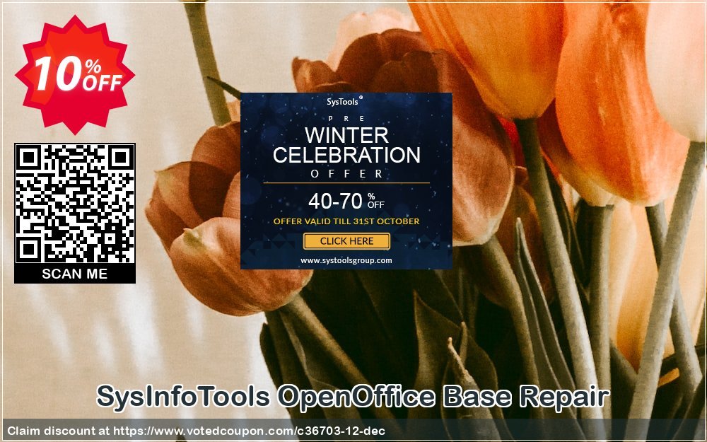 SysInfoTools OpenOffice Base Repair Coupon Code Apr 2024, 10% OFF - VotedCoupon