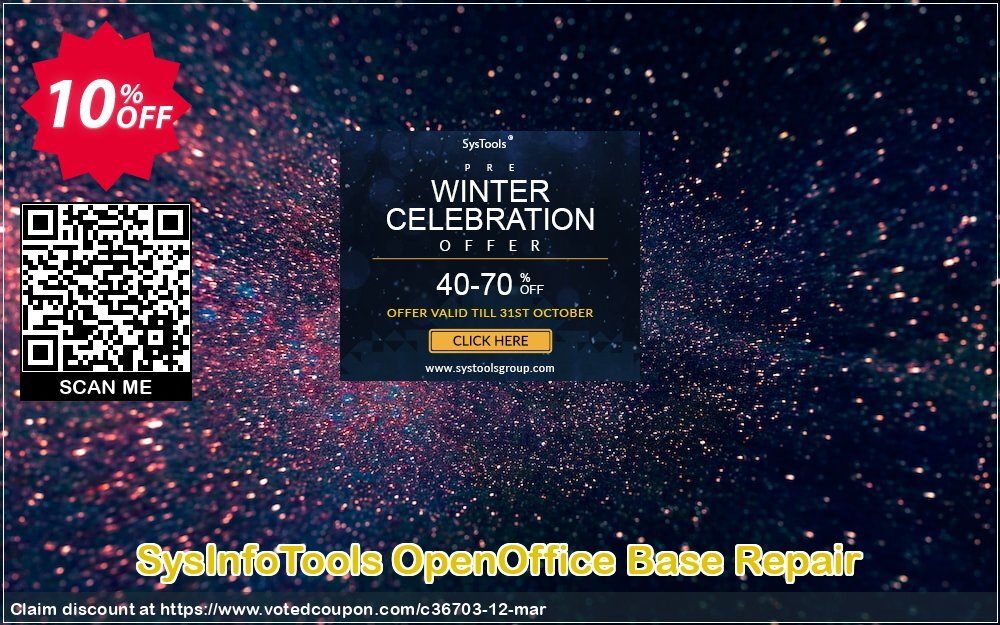 SysInfoTools OpenOffice Base Repair Coupon Code Apr 2024, 10% OFF - VotedCoupon