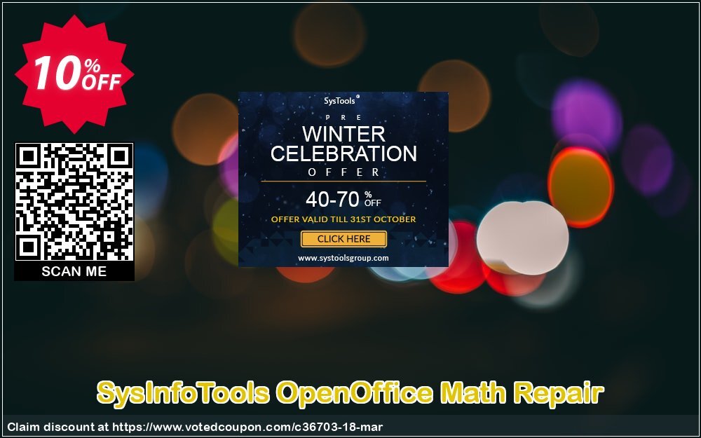 SysInfoTools OpenOffice Math Repair Coupon, discount SYSINFODISCOUNT. Promotion: Coupon code for SysInfo tools software