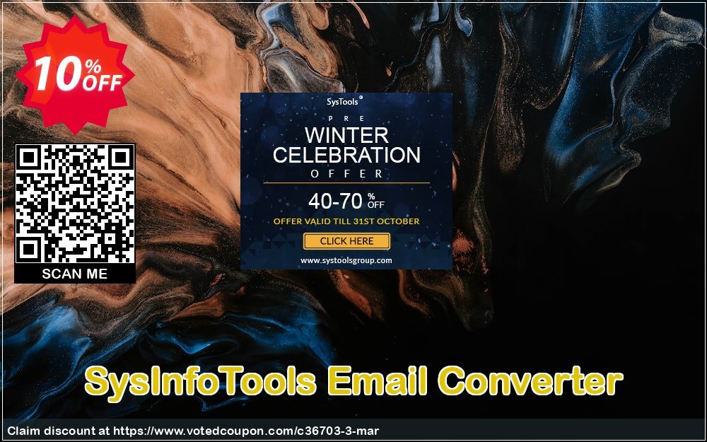 SysInfoTools Email Converter Coupon, discount SYSINFODISCOUNT. Promotion: Coupon code for SysInfo tools software