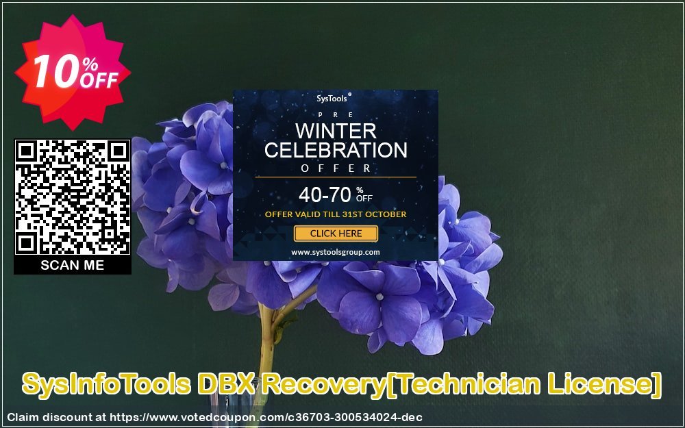 SysInfoTools DBX Recovery/Technician Plan/ Coupon Code Apr 2024, 10% OFF - VotedCoupon