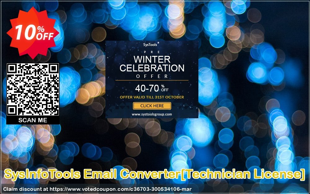 SysInfoTools Email Converter/Technician Plan/ Coupon Code Apr 2024, 10% OFF - VotedCoupon