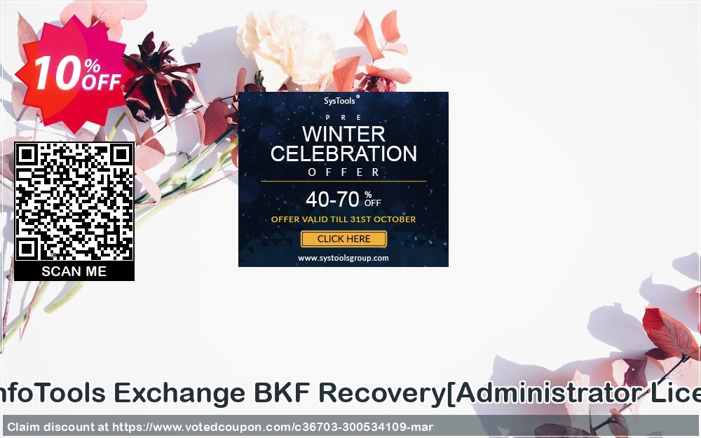 SysInfoTools Exchange BKF Recovery/Administrator Plan/ Coupon Code Apr 2024, 10% OFF - VotedCoupon