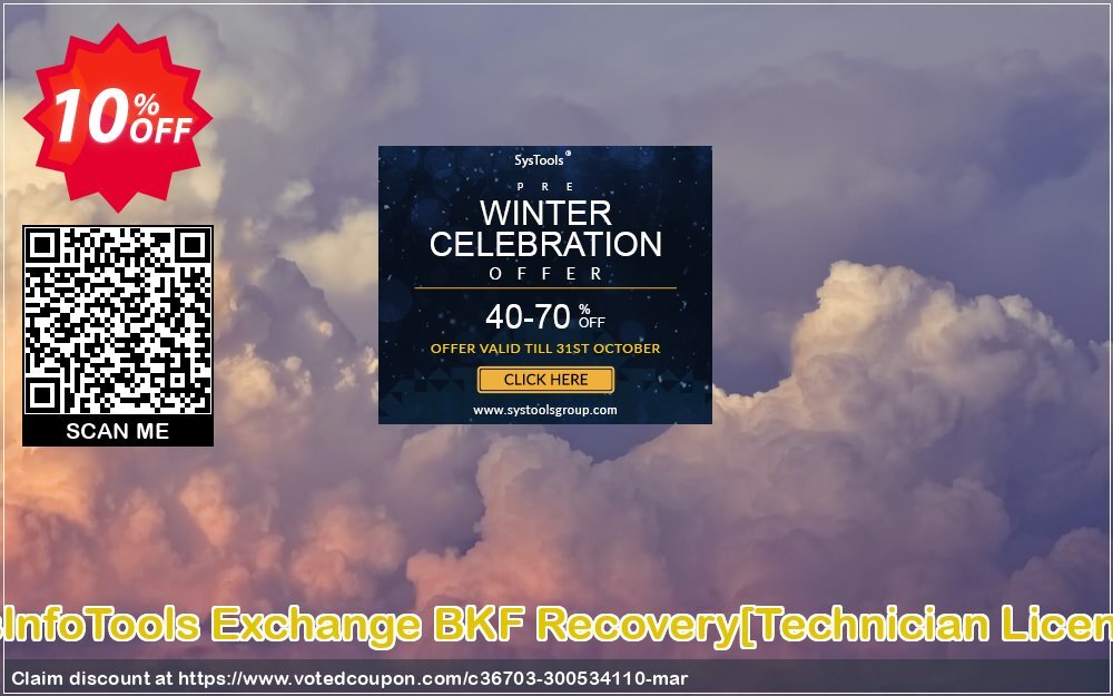 SysInfoTools Exchange BKF Recovery/Technician Plan/ Coupon Code Apr 2024, 10% OFF - VotedCoupon