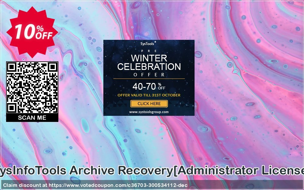 SysInfoTools Archive Recovery/Administrator Plan/ Coupon Code Apr 2024, 10% OFF - VotedCoupon