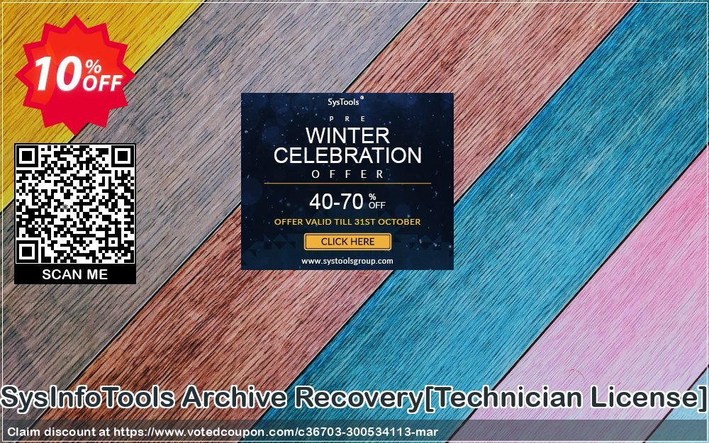 SysInfoTools Archive Recovery/Technician Plan/ Coupon Code May 2024, 10% OFF - VotedCoupon