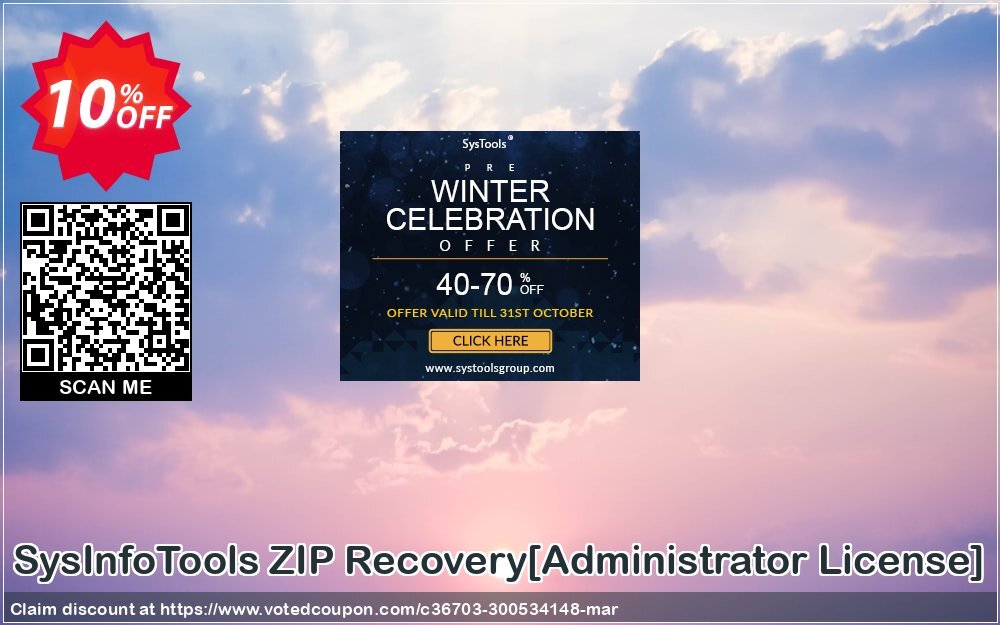 SysInfoTools ZIP Recovery/Administrator Plan/ Coupon Code Apr 2024, 10% OFF - VotedCoupon