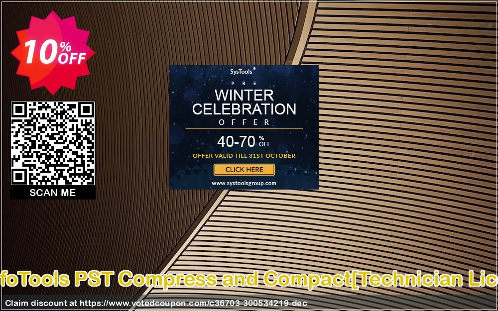 SysInfoTools PST Compress and Compact/Technician Plan/ Coupon Code Apr 2024, 10% OFF - VotedCoupon