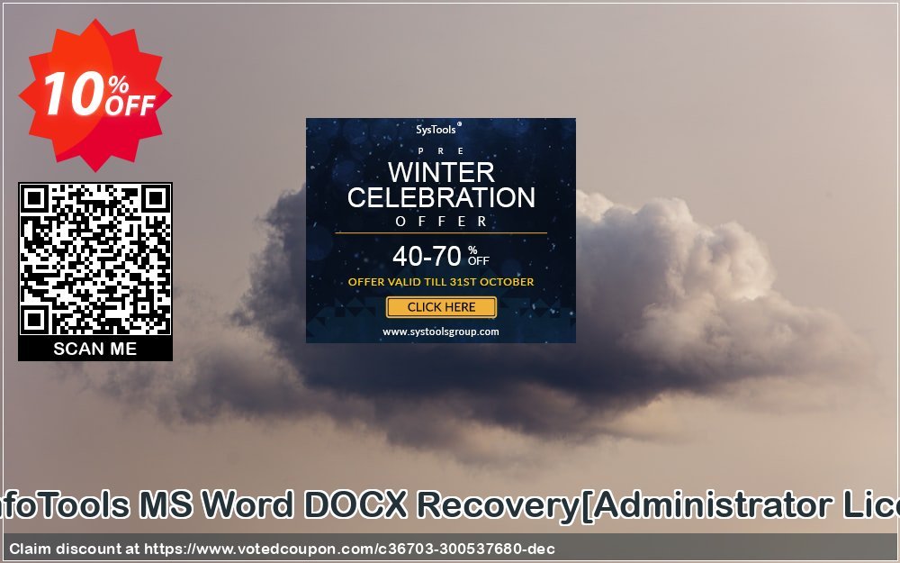 SysInfoTools MS Word DOCX Recovery/Administrator Plan/ Coupon Code Apr 2024, 10% OFF - VotedCoupon