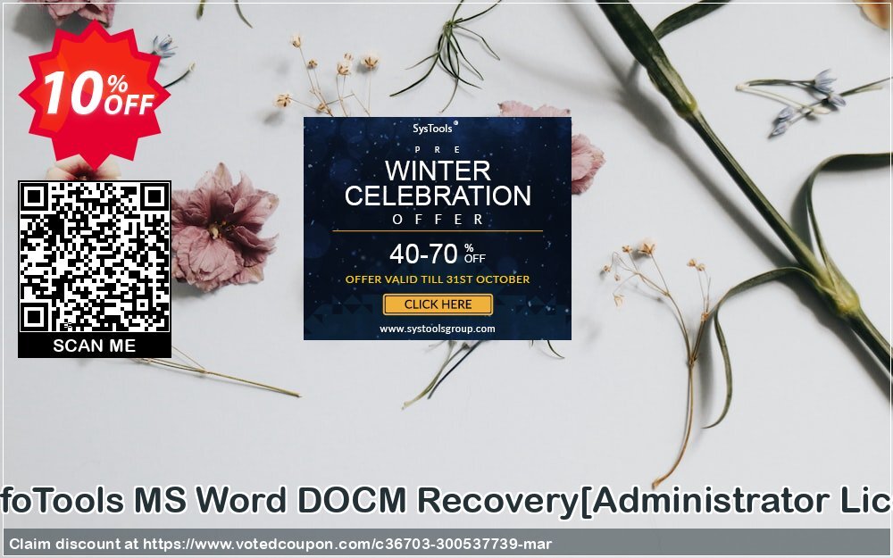 SysInfoTools MS Word DOCM Recovery/Administrator Plan/ Coupon Code Apr 2024, 10% OFF - VotedCoupon