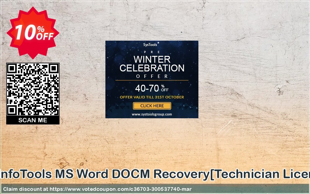 SysInfoTools MS Word DOCM Recovery/Technician Plan/ Coupon Code Apr 2024, 10% OFF - VotedCoupon