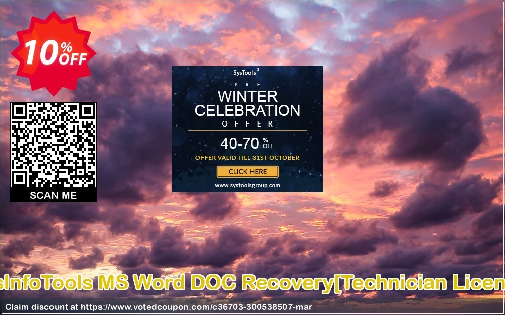 SysInfoTools MS Word DOC Recovery/Technician Plan/ Coupon Code Apr 2024, 10% OFF - VotedCoupon