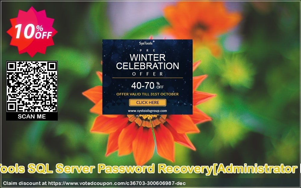 SysInfoTools SQL Server Password Recovery/Administrator Plan/ Coupon Code May 2024, 10% OFF - VotedCoupon
