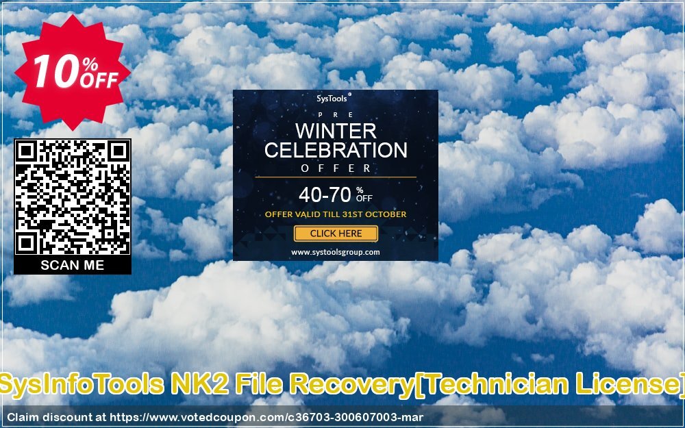 SysInfoTools NK2 File Recovery/Technician Plan/ Coupon, discount Promotion code SysInfoTools NK2 File Recovery[Technician License]. Promotion: Offer SysInfoTools NK2 File Recovery[Technician License] special discount 