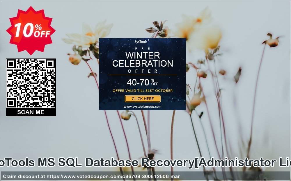 SysInfoTools MS SQL Database Recovery/Administrator Plan/ Coupon Code Apr 2024, 10% OFF - VotedCoupon