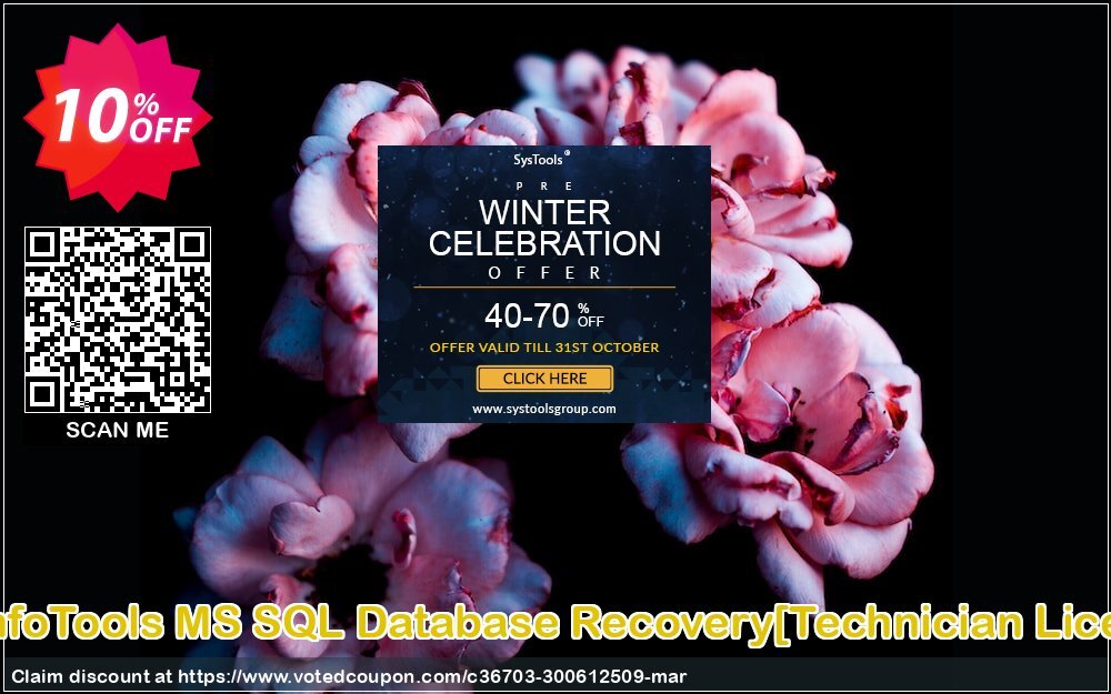 SysInfoTools MS SQL Database Recovery/Technician Plan/ Coupon Code Apr 2024, 10% OFF - VotedCoupon