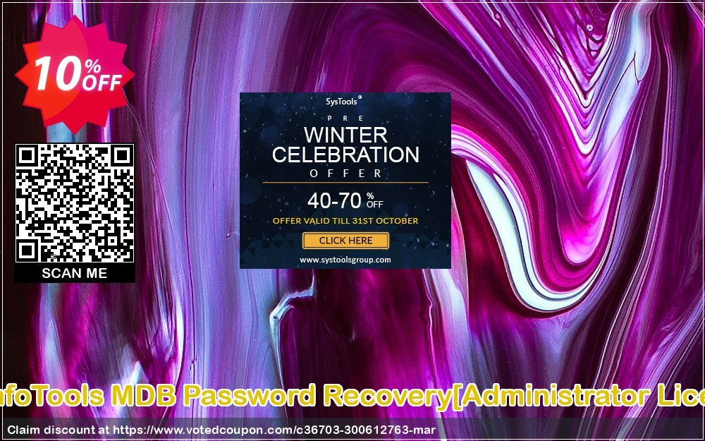 SysInfoTools MDB Password Recovery/Administrator Plan/ Coupon Code May 2024, 10% OFF - VotedCoupon