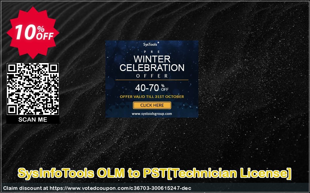 SysInfoTools OLM to PST/Technician Plan/ Coupon, discount Promotion code SysInfoTools OLM to PST[Technician License]. Promotion: Offer SysInfoTools OLM to PST[Technician License] special discount 
