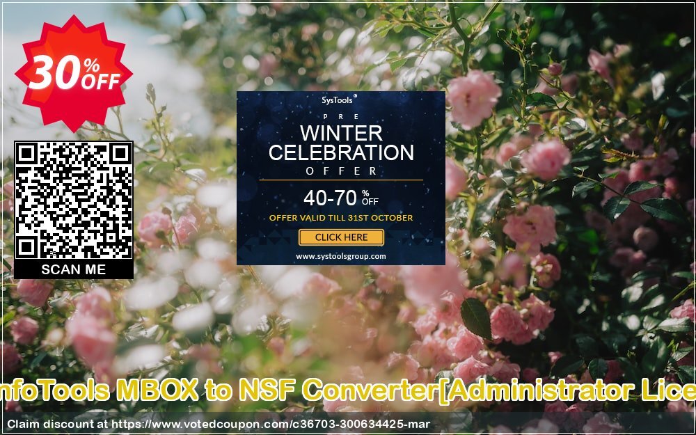 SysInfoTools MBOX to NSF Converter/Administrator Plan/ Coupon Code Apr 2024, 10% OFF - VotedCoupon