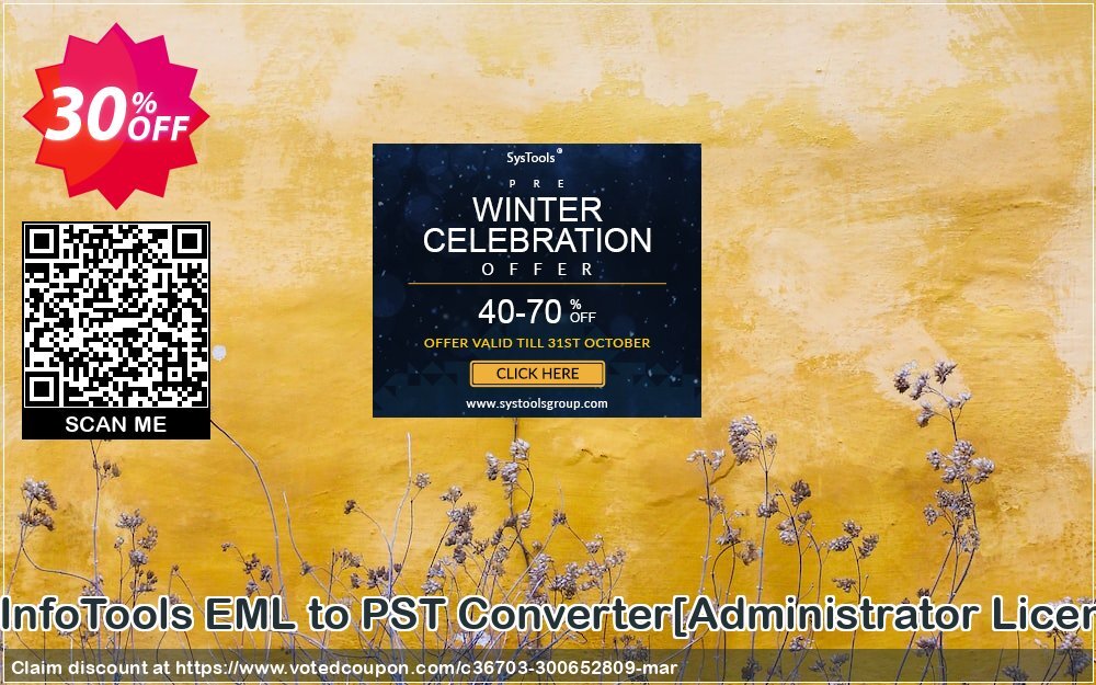 SysInfoTools EML to PST Converter/Administrator Plan/ Coupon Code Apr 2024, 10% OFF - VotedCoupon