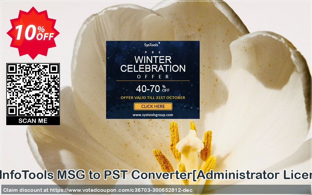 SysInfoTools MSG to PST Converter/Administrator Plan/ Coupon Code Apr 2024, 10% OFF - VotedCoupon
