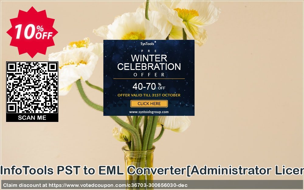 SysInfoTools PST to EML Converter/Administrator Plan/ Coupon Code Apr 2024, 10% OFF - VotedCoupon