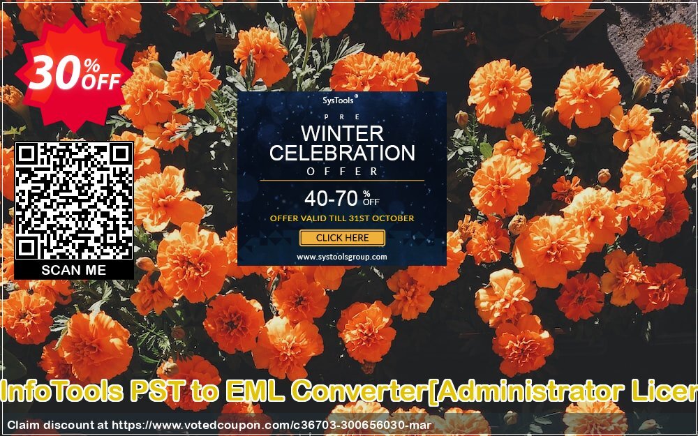 SysInfoTools PST to EML Converter/Administrator Plan/ Coupon Code Apr 2024, 10% OFF - VotedCoupon