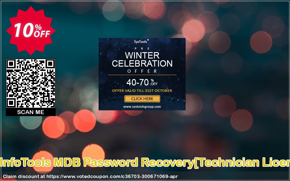 SysInfoTools MDB Password Recovery/Technician Plan/ Coupon Code May 2024, 10% OFF - VotedCoupon