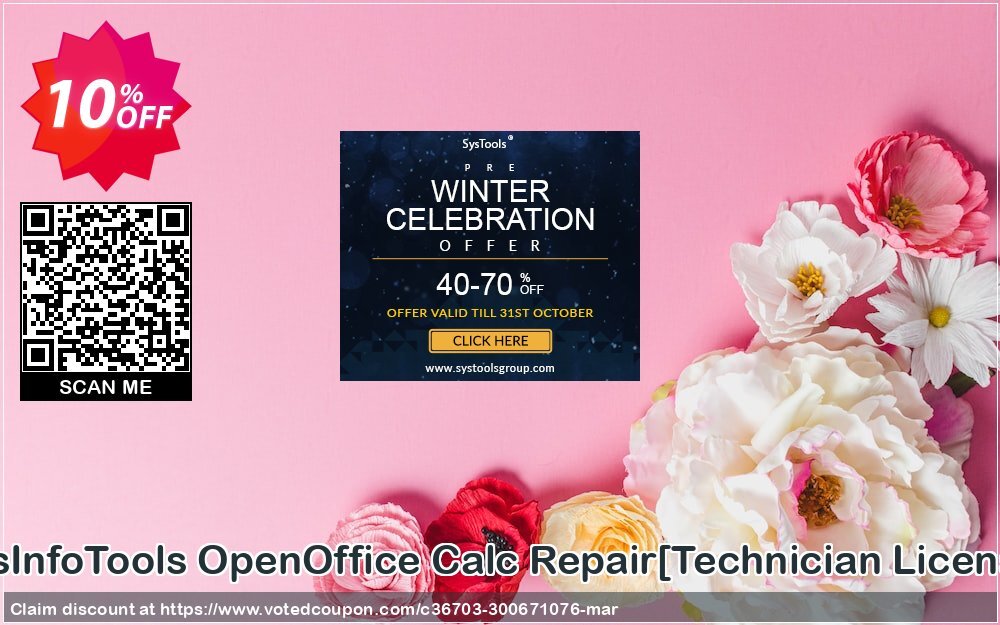 SysInfoTools OpenOffice Calc Repair/Technician Plan/ Coupon Code May 2024, 10% OFF - VotedCoupon