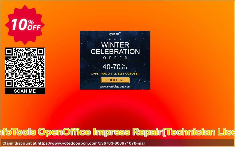 SysInfoTools OpenOffice Impress Repair/Technician Plan/ Coupon Code Apr 2024, 10% OFF - VotedCoupon