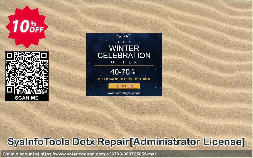 SysInfoTools Dotx Repair/Administrator Plan/ Coupon Code Apr 2024, 10% OFF - VotedCoupon