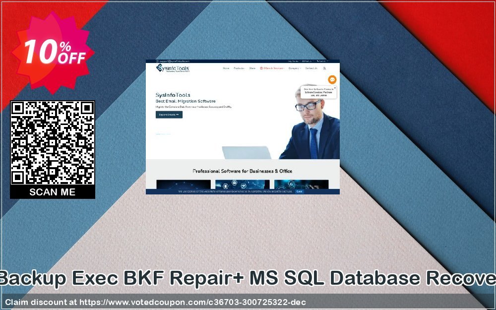 Backup Recovery Toolkit, Backup Exec BKF Repair+ MS SQL Database Recovery /Administrator Plan/ Coupon, discount Promotion code Backup Recovery Toolkit( Backup Exec BKF Repair+ MS SQL Database Recovery)[Administrator License]. Promotion: Offer Backup Recovery Toolkit( Backup Exec BKF Repair+ MS SQL Database Recovery)[Administrator License] special discount 