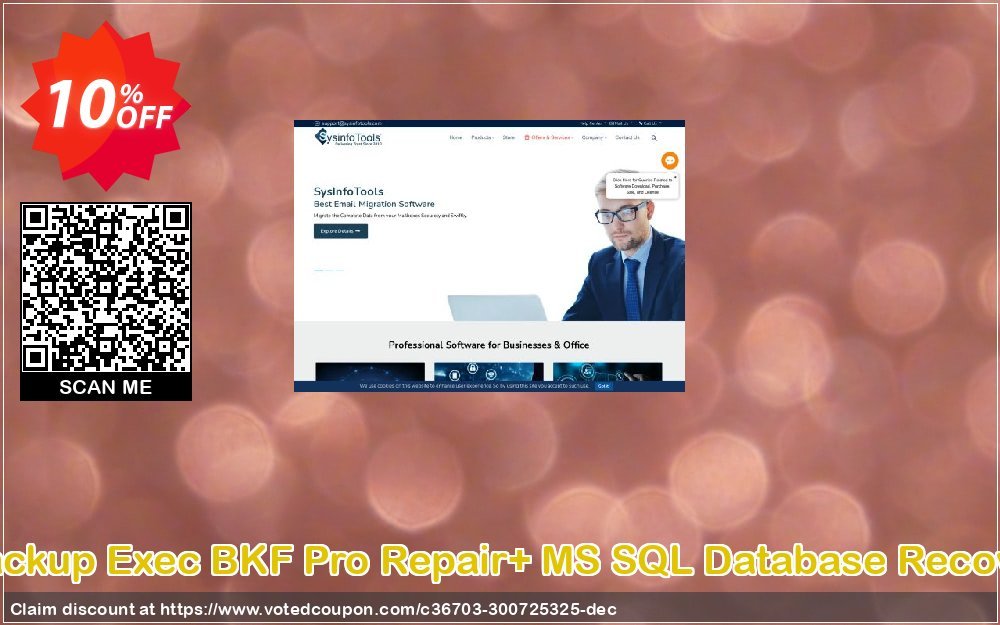 Backup Recovery Toolkit, Backup Exec BKF Pro Repair+ MS SQL Database Recovery /Administrator Plan/ Coupon Code Apr 2024, 10% OFF - VotedCoupon