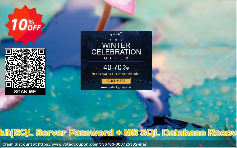 Password Recovery Toolkit, SQL Server Password + MS SQL Database Recovery /Technician Plan/ Coupon, discount Promotion code Password Recovery Toolkit(SQL Server Password + MS SQL Database Recovery)[Technician License]. Promotion: Offer Password Recovery Toolkit(SQL Server Password + MS SQL Database Recovery)[Technician License] special discount 