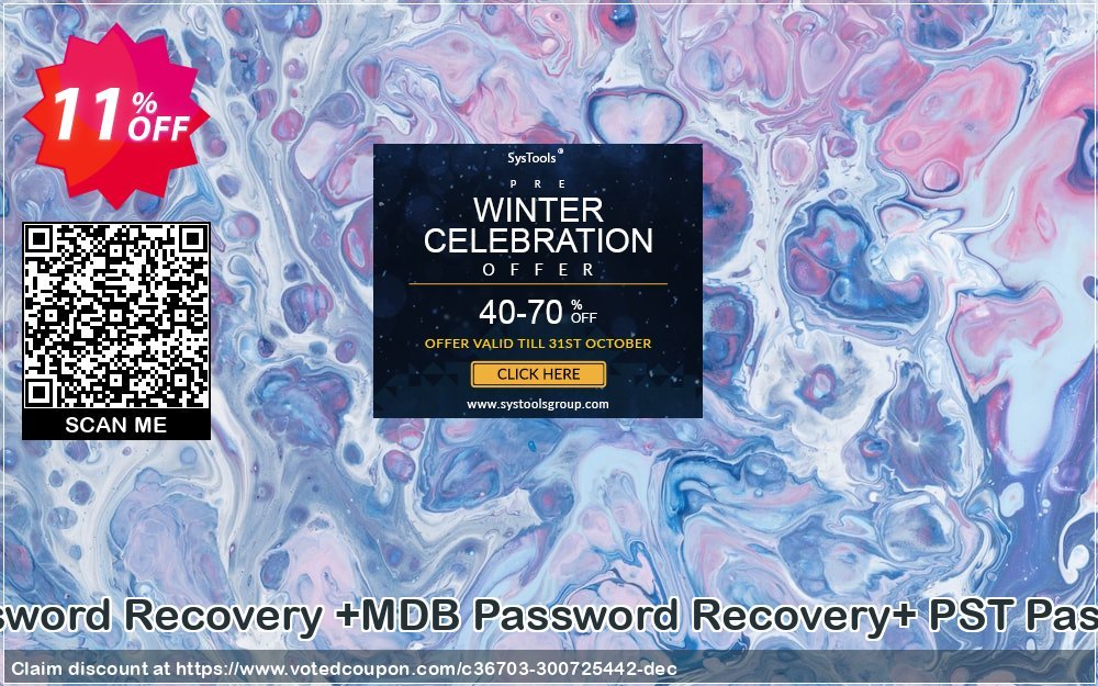 Password Recovery Toolkit/VBA Password Recovery +MDB Password Recovery+ PST Password Recovery/Single User Plan Coupon, discount Promotion code Password Recovery Toolkit[VBA Password Recovery +MDB Password Recovery+ PST Password Recovery]Single User License. Promotion: Offer Password Recovery Toolkit[VBA Password Recovery +MDB Password Recovery+ PST Password Recovery]Single User License special discount 