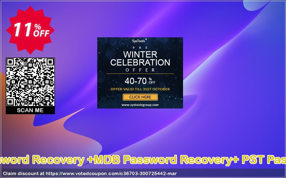 Password Recovery Toolkit/VBA Password Recovery +MDB Password Recovery+ PST Password Recovery/Single User Plan Coupon Code May 2024, 11% OFF - VotedCoupon