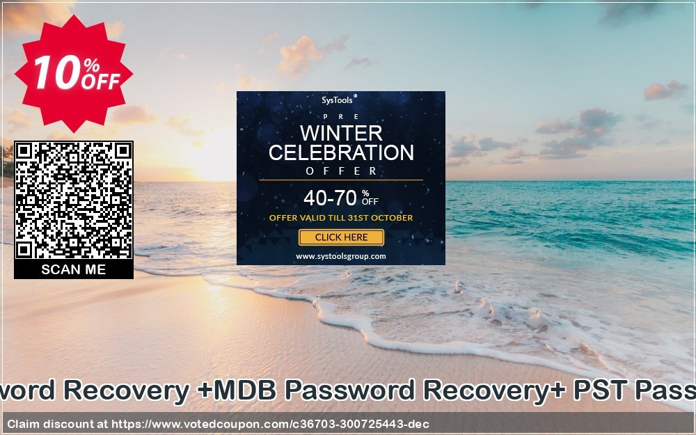 Password Recovery Toolkit/VBA Password Recovery +MDB Password Recovery+ PST Password Recovery/Administrator Plan Coupon Code May 2024, 10% OFF - VotedCoupon