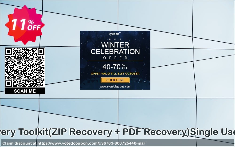 File Recovery Toolkit, ZIP Recovery + PDF Recovery Single User Plan Coupon Code Jun 2024, 11% OFF - VotedCoupon