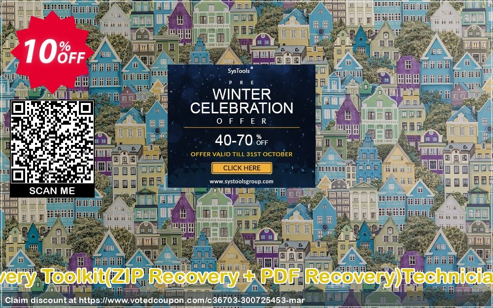 File Recovery Toolkit, ZIP Recovery + PDF Recovery Technician Plan Coupon, discount Promotion code File Recovery Toolkit(ZIP Recovery + PDF Recovery)Technician License. Promotion: Offer File Recovery Toolkit(ZIP Recovery + PDF Recovery)Technician License special discount 