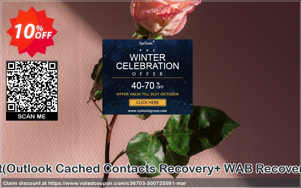 Email Recovery Toolkit, Outlook Cached Contacts Recovery+ WAB Recovery Single User Plan Coupon Code May 2024, 10% OFF - VotedCoupon