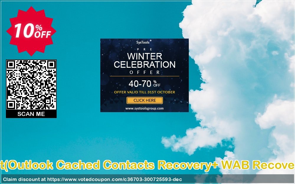 Email Recovery Toolkit, Outlook Cached Contacts Recovery+ WAB Recovery Technician Plan Coupon, discount Promotion code Email Recovery Toolkit(Outlook Cached Contacts Recovery+ WAB Recovery)Technician License. Promotion: Offer Email Recovery Toolkit(Outlook Cached Contacts Recovery+ WAB Recovery)Technician License special discount 