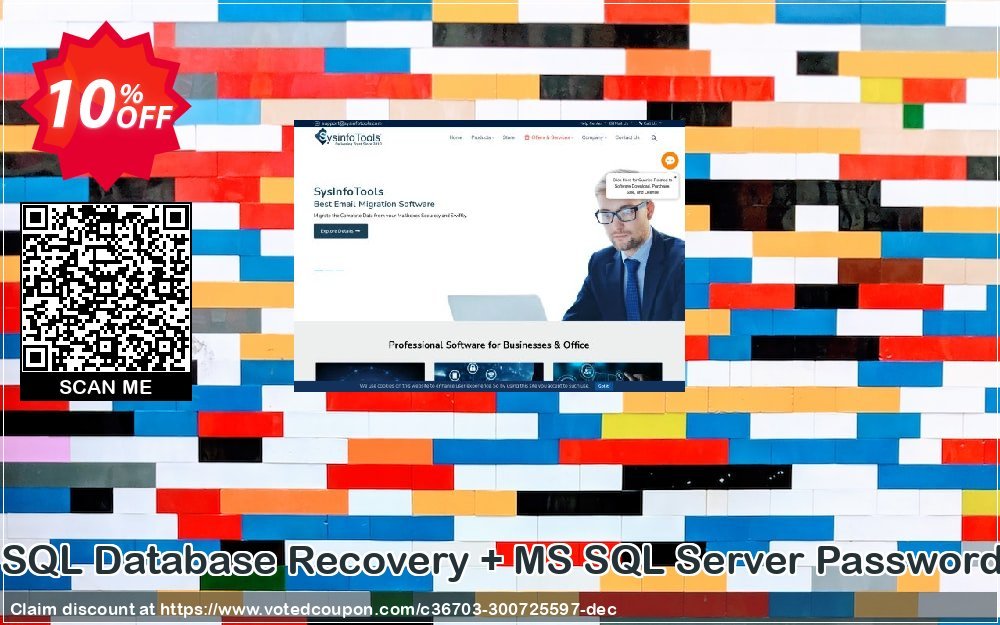 Database Recovery Toolkit, MS SQL Database Recovery + MS SQL Server Password Recovery Single User Plan Coupon, discount Promotion code Database Recovery Toolkit(MS SQL Database Recovery + MS SQL Server Password Recovery)Single User License. Promotion: Offer Database Recovery Toolkit(MS SQL Database Recovery + MS SQL Server Password Recovery)Single User License special discount 