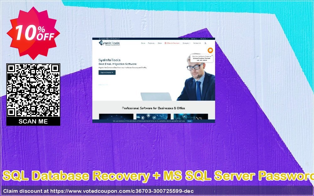 Database Recovery Toolkit, MS SQL Database Recovery + MS SQL Server Password Recovery Technician Plan Coupon, discount Promotion code Database Recovery Toolkit(MS SQL Database Recovery + MS SQL Server Password Recovery)Technician License. Promotion: Offer Database Recovery Toolkit(MS SQL Database Recovery + MS SQL Server Password Recovery)Technician License special discount 
