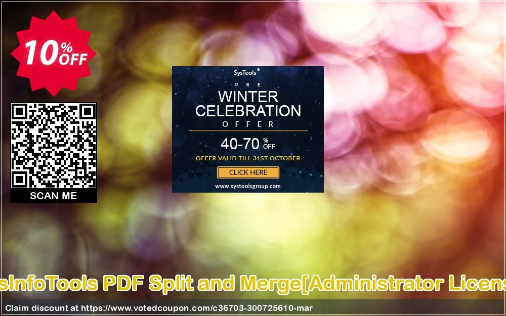 SysInfoTools PDF Split and Merge/Administrator Plan/ Coupon, discount Promotion code SysInfoTools PDF Split and Merge[Administrator License]. Promotion: Offer SysInfoTools PDF Split and Merge[Administrator License] special discount 