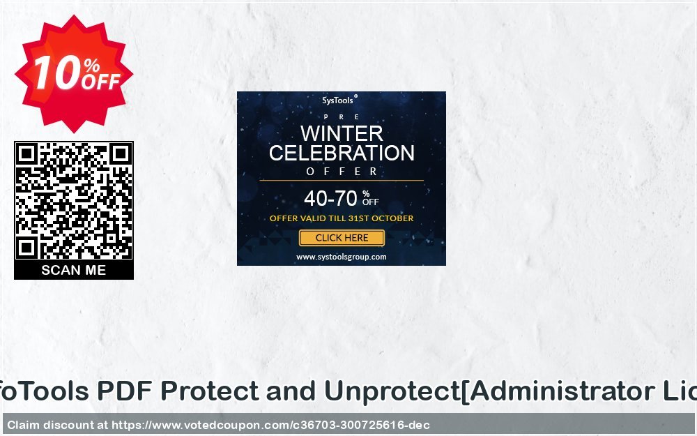 SysInfoTools PDF Protect and Unprotect/Administrator Plan/ Coupon Code Apr 2024, 10% OFF - VotedCoupon