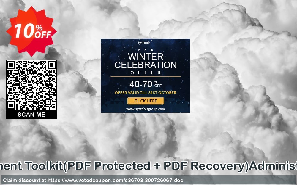 PDF Management Toolkit, PDF Protected + PDF Recovery Administrator Plan Coupon, discount Promotion code PDF Management Toolkit(PDF Protected + PDF Recovery)Administrator License. Promotion: Offer PDF Management Toolkit(PDF Protected + PDF Recovery)Administrator License special discount 