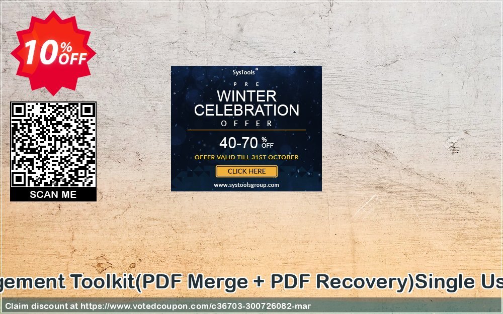 PDF Management Toolkit, PDF Merge + PDF Recovery Single User Plan Coupon Code Apr 2024, 10% OFF - VotedCoupon