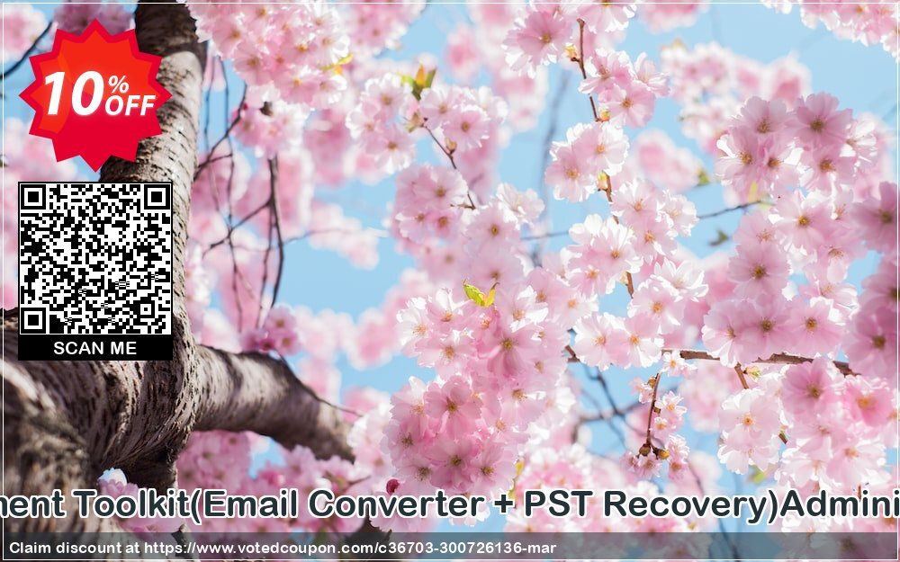 Email Management Toolkit, Email Converter + PST Recovery Administrator Plan Coupon, discount Promotion code Email Management Toolkit(Email Converter + PST Recovery)Administrator License. Promotion: Offer Email Management Toolkit(Email Converter + PST Recovery)Administrator License special discount 