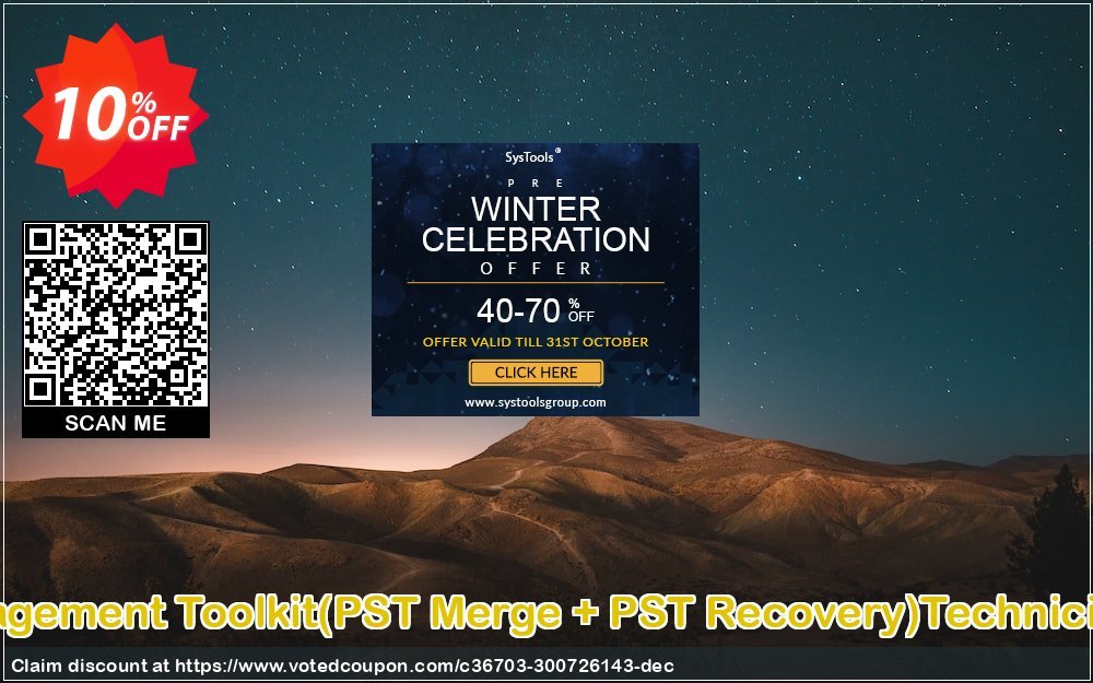Email Management Toolkit, PST Merge + PST Recovery Technician Plan Coupon Code Jun 2024, 10% OFF - VotedCoupon